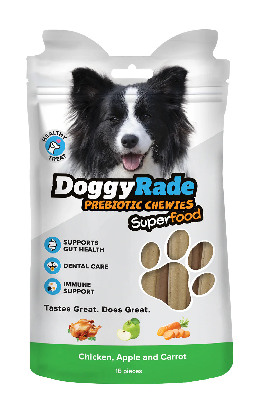 Chicken, Apple and Carrot - Prebiotic Superfood Chewies