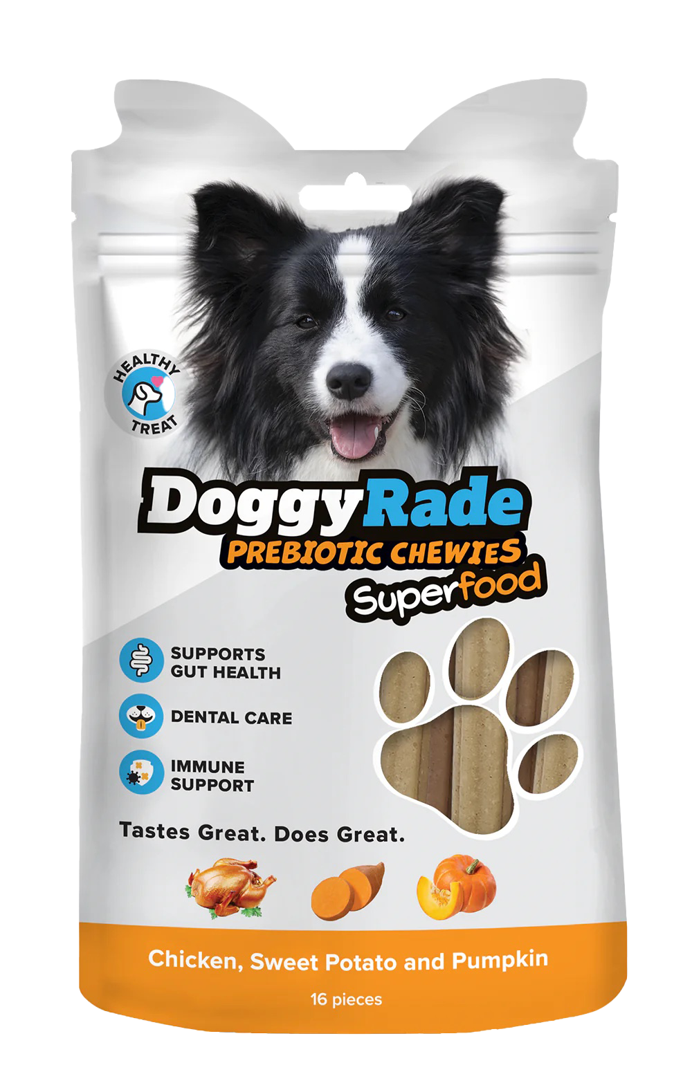 Chicken, Sweet Potato and Pumpkin - Prebiotic Superfood Chewies