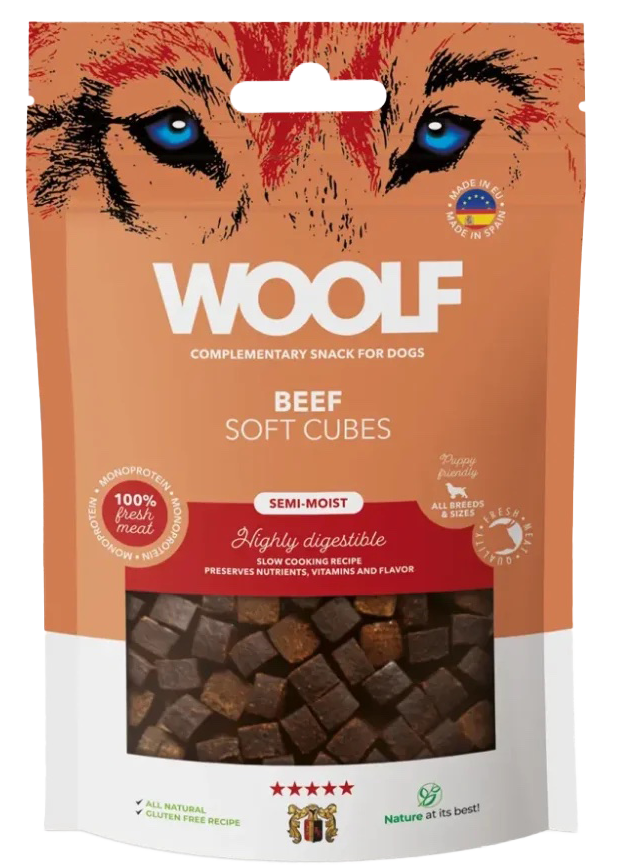 Woolf Beef Soft Cubes